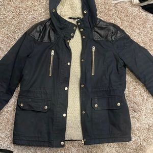 Sherpa lined jacket- top shop petite size 8